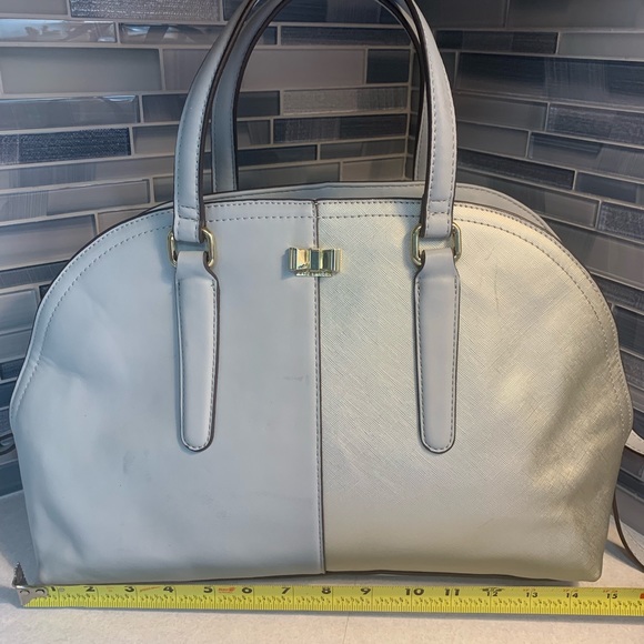 Kate Landry Handbags - Kate Landry two-tone silver/blue purse